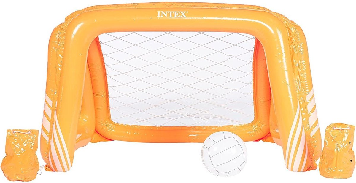 Intex Fun Goals Game | Opblaasbaar Doel | Voetbal Doel | Waterpolo Doel | Met opblaasbal | 140x89x81